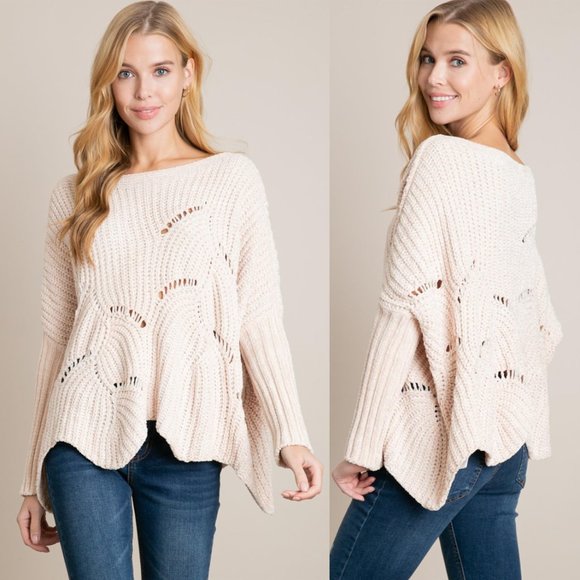 Boutique Off the Shoulder Slouchy Sweater - Picture 3 of 5